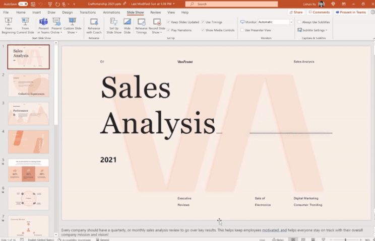Microsoft Teams Features Present from PowerPoint 