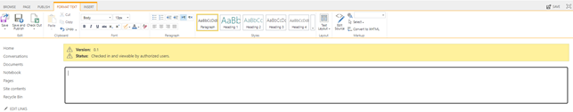 Configuring page style