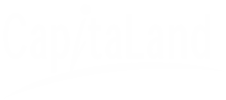 CapitaLand white logo without background