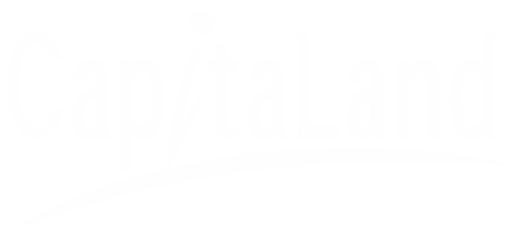 CapitaLand white logo without background