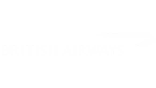 British Airways white logo without background