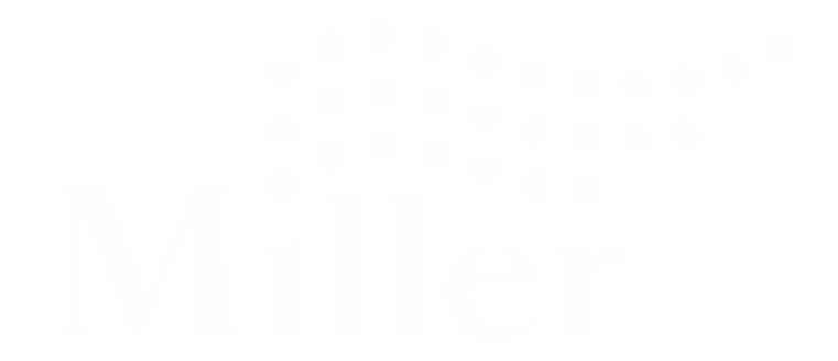 Miller white Logo without background