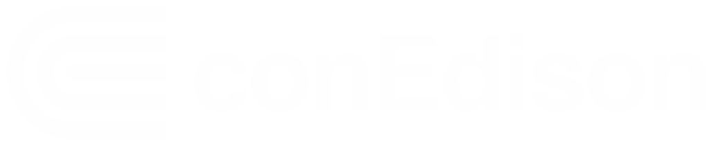 Con Edison white logo without background