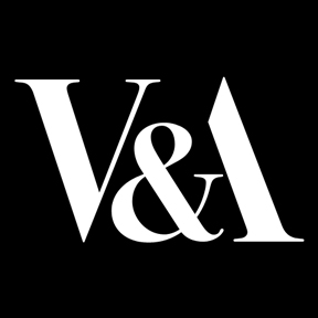 Black and white V&A logo
