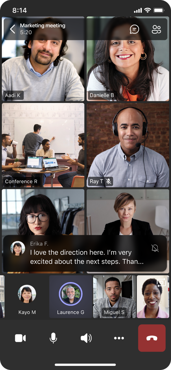 Microsoft Teams June Update: Meeting Chat Bubbles