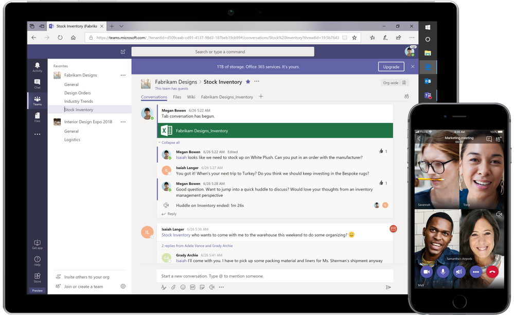 Teams Composite Microsoft Teams Online Open On A Web Browser On Mobile & Tablet