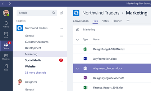 Teams Instead Of Email: Files