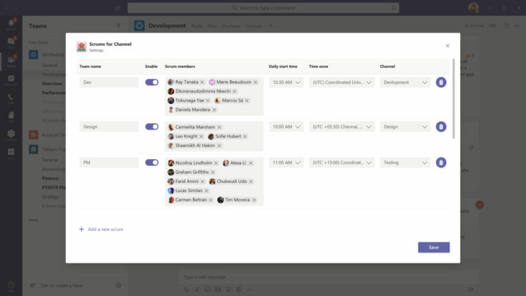 Microsoft Teams Apps: Scrums for Channels