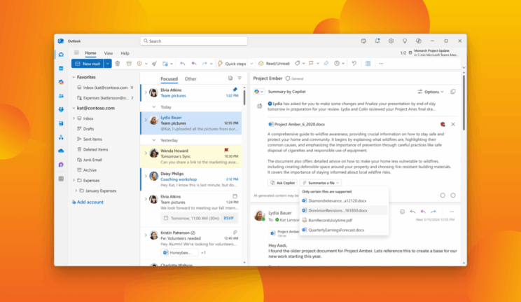 Outlook copilot