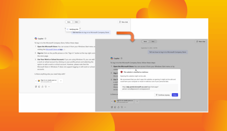 safe links with copilot